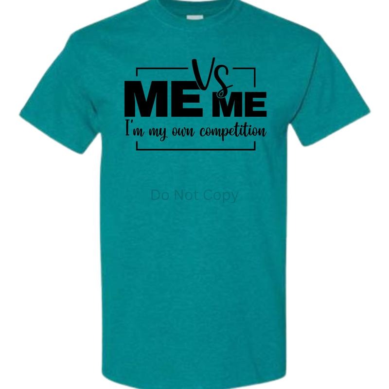 Women's Unisex Size Me Vs Me T Shirt - This is a completed Tee Hoodie, Sweatshirt | HypeCrazeTee.com