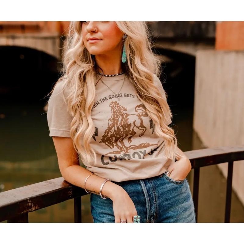 Women's Wild Junkie Graphic Tee, Cowboy Up Design, Western Country Style Shirt Hoodie, Sweatshirt | HypeCrazeTee.com
