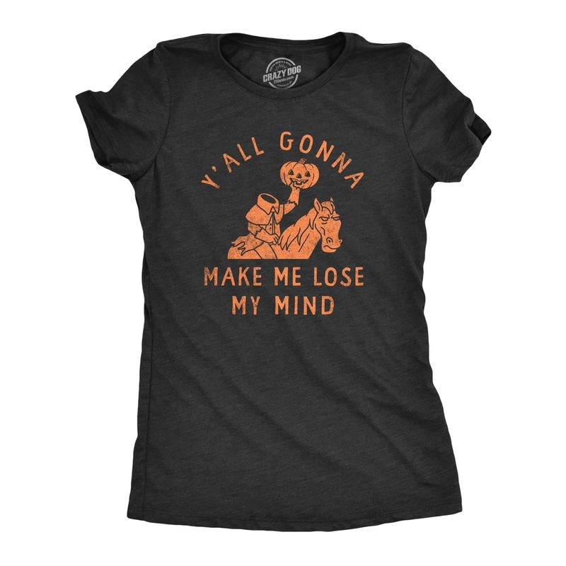 Womens Funny Halloween T Shirts Spooky Scary October Tees for Ladies Funny Womens T Shirts Cute Vintage Fashion Casual...