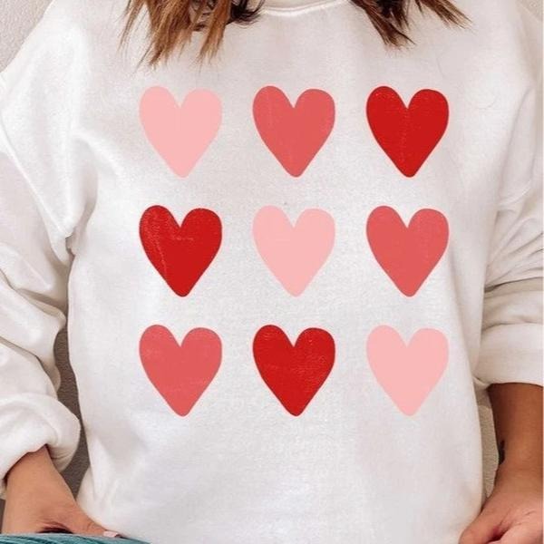 Womens Valentine Sweatshirt, Women Valentines Day Shirt, Valentine's Day Gifts, Valentines Sweater Heart Hoodie