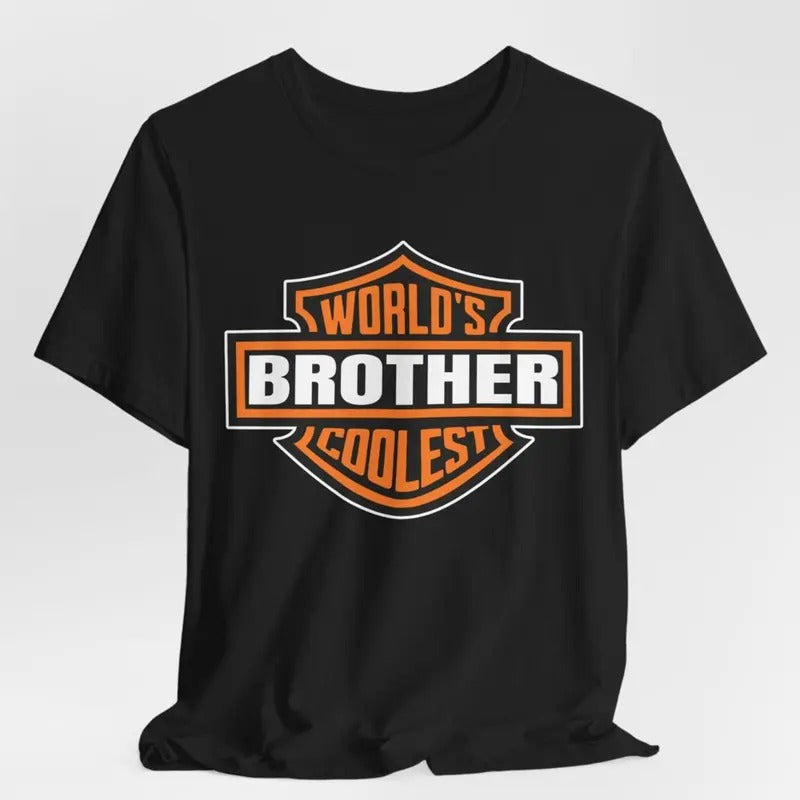 World's Coolest Brother Shirt, Brother Motorcycle Shirt, Funny Brother Birthday Gift Hoodie, Sweatshirt | HypeCrazeTee.com