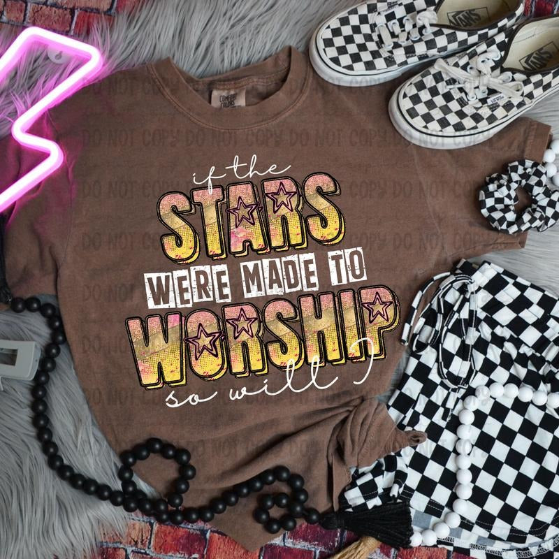 Worship DTF Transfers - THIS IS NOT A SHIRT Hoodie, Sweatshirt | HypeCrazeTee.com