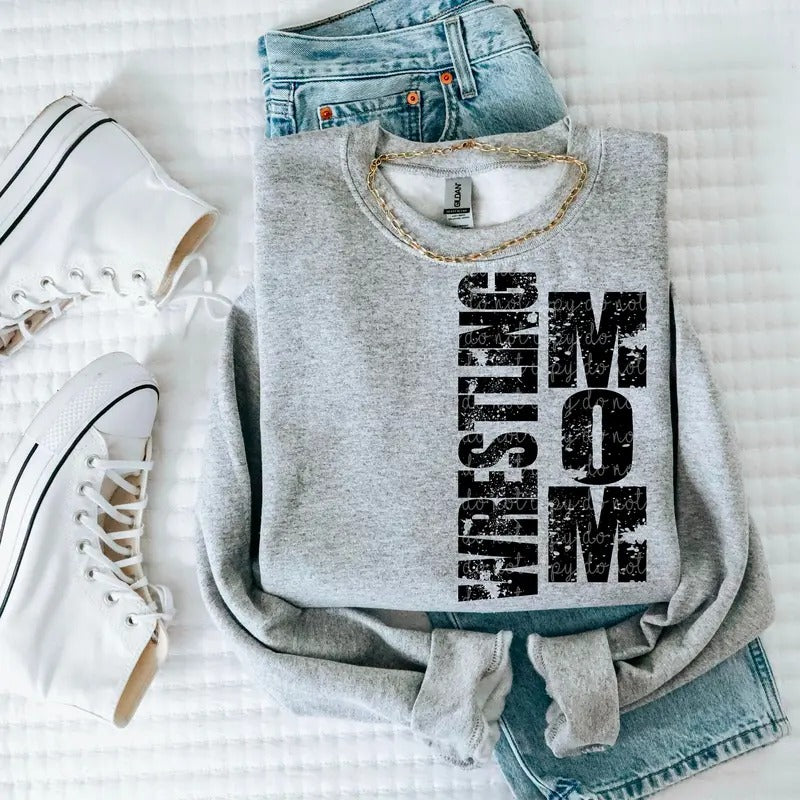 Wrestling Mom DTF Transfers - THIS IS NOT A SHIRT Hoodie, Sweatshirt | HypeCrazeTee.com