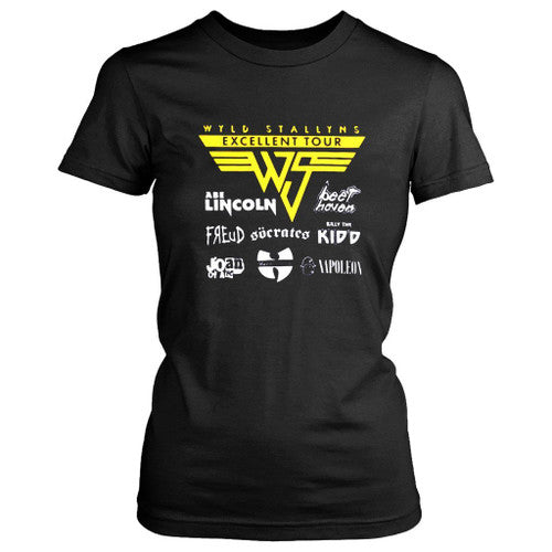 Wyld Stallyns Excellent Tour Women's T-Shirt Tee