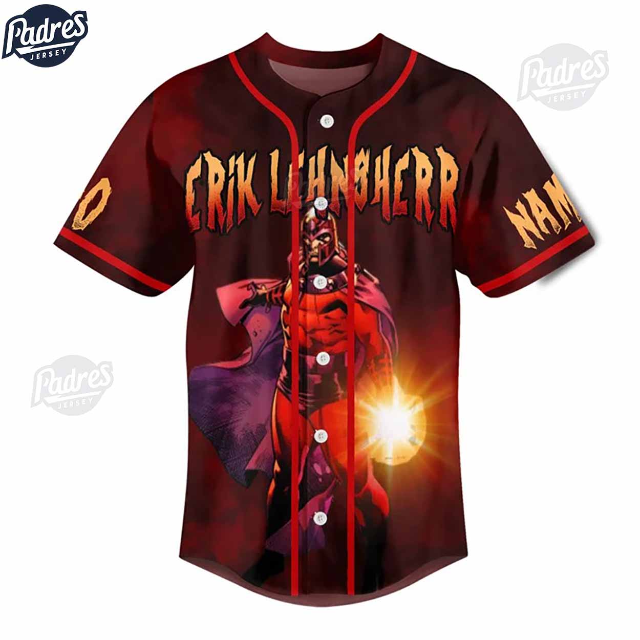X-Men The Magneto Was Right Erik Lehnsherr Baseball Jersey - Padres Jersey Oasis: Elevate Your Baseball Style Game