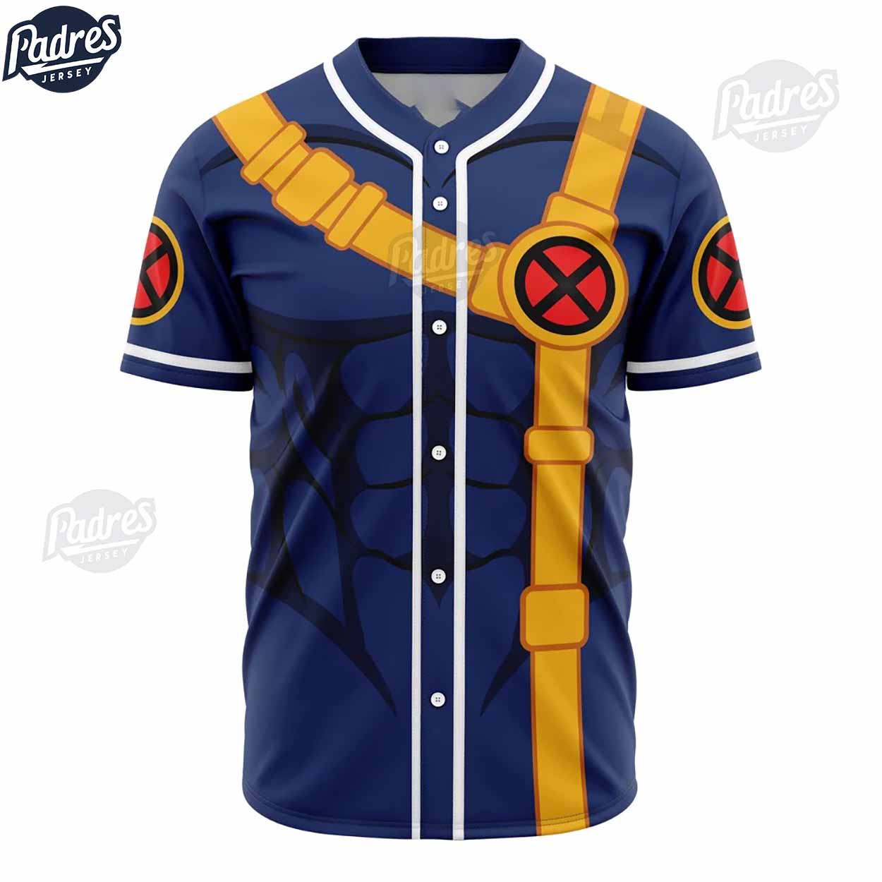 X-Men Cyclops Baseball Jersey - Padres Jersey Oasis: Elevate Your Baseball Style Game