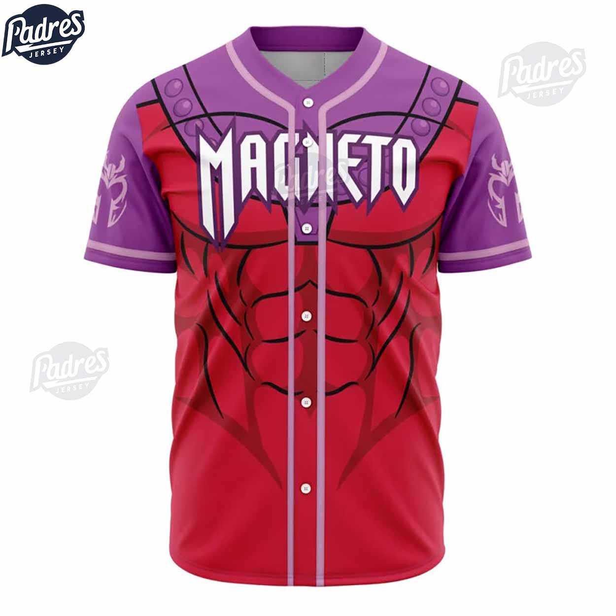 X-Men Magneto Baseball Jersey - Padres Jersey Oasis: Elevate Your Baseball Style Game