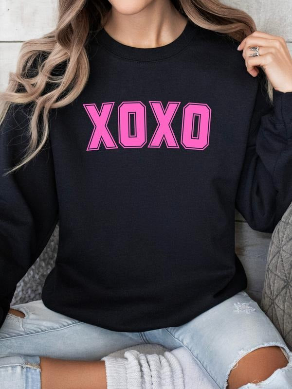 XOXO Black Sweatshirt T-Shirts, Hoodie | HypeCrazeTee.com