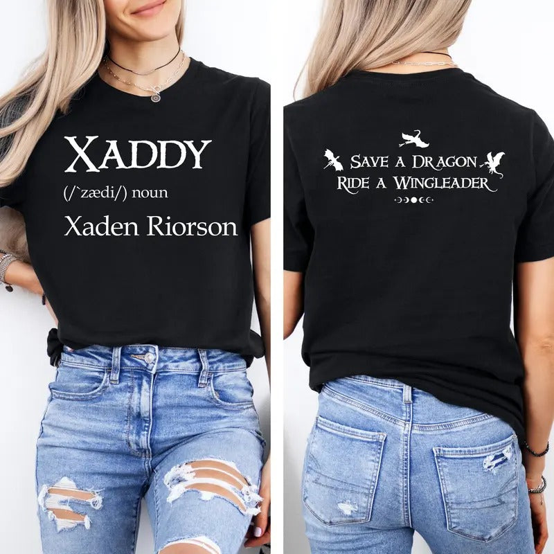 Xaddy Save A Dragon Ride A Wingleader Shirt, Fantasy Bookish Tee, Dragon Riders Tshirt,Book Lover Teestyle{n002}2 Hoodie,...