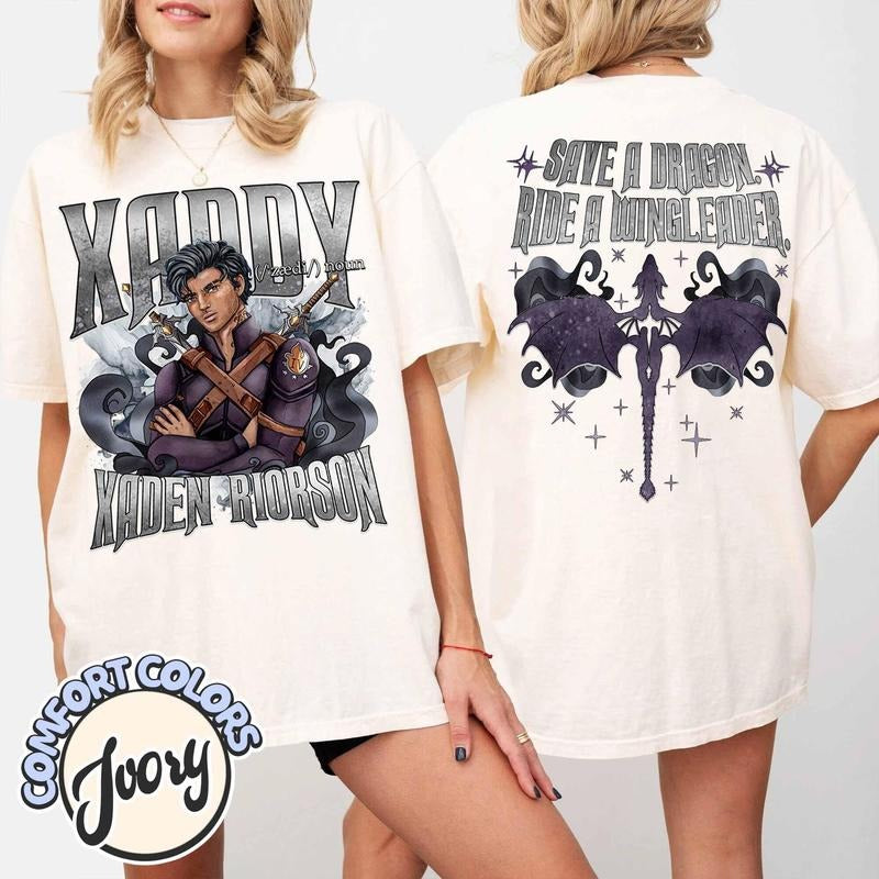 Xaddy Shirt, Onyx Storm Shirt, Xaden Riorson Shirt, Fourth Wing Shirt, Iron Flame Shirt, Bookish Shirt, Fantasy Book...