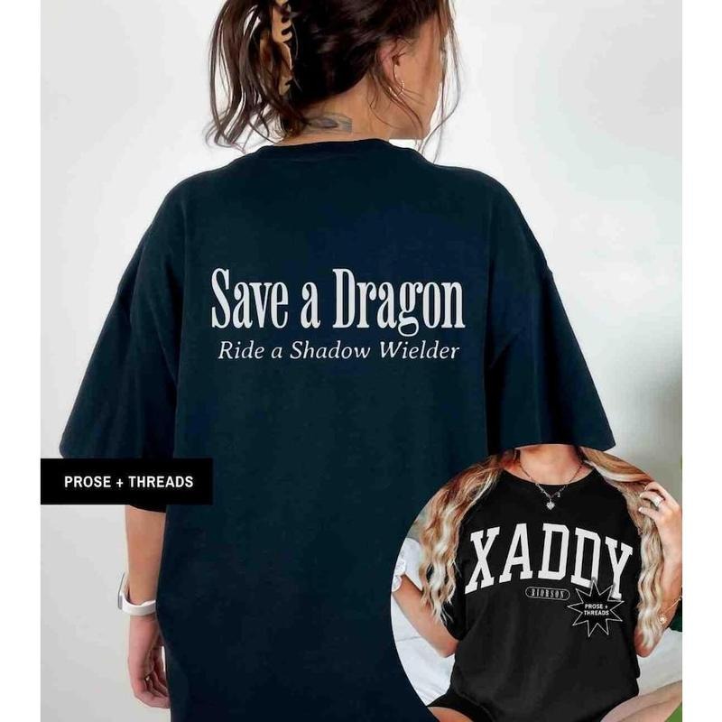 Xaddy Xaden Riorson Fourth Wing Shirt Iron Flame Merch Booktok Merch Bookstagram Onyx Storm Violet Basgiath War College...