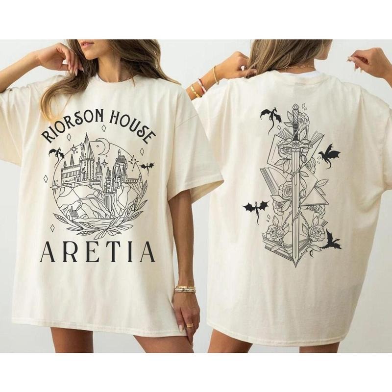 Xaden Riorson Shirt House Fourth Wing T-shirt Fantasy Book Lovers Dragon Riders Tee, Gift For Him, Gift For Her, Classic...