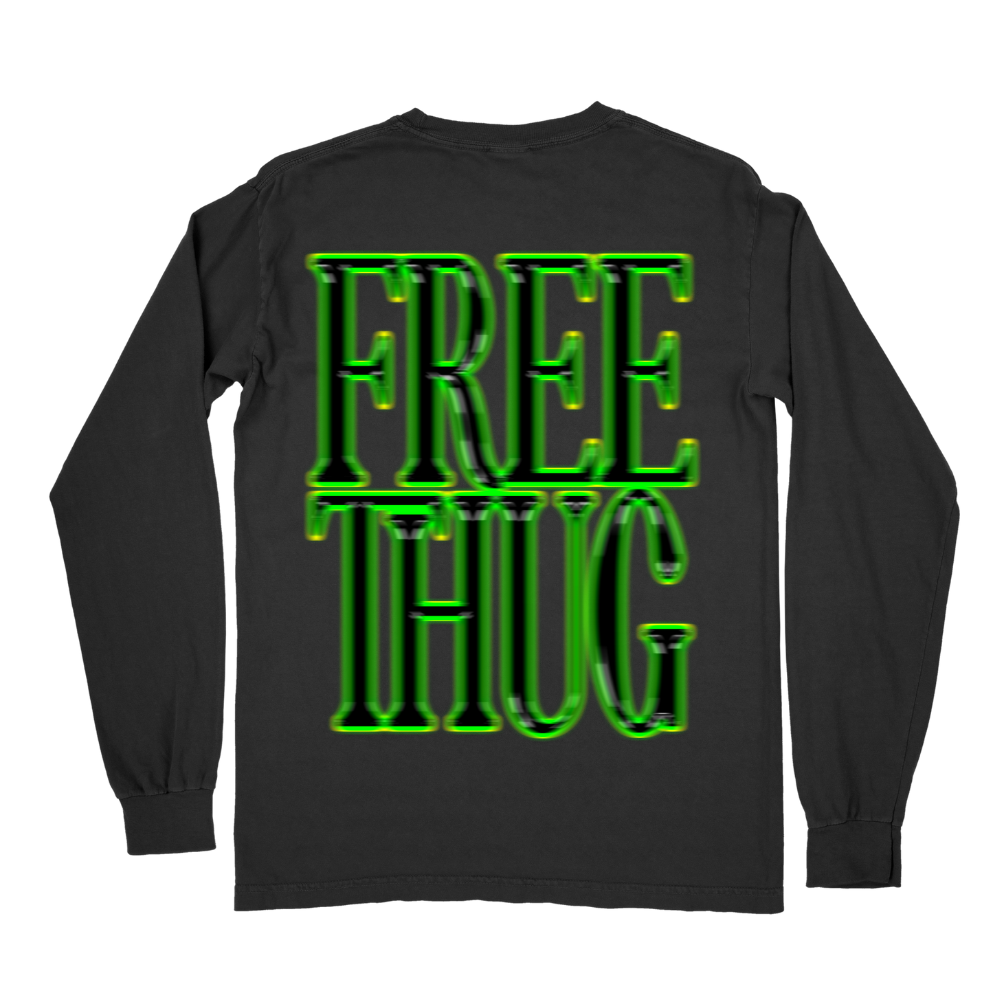 Young Thug Free Thug Long Sleeve T-Shirt – Vintage Rap Shirt, Retro Hip Hop Streetwear, Unisex Concert Tee