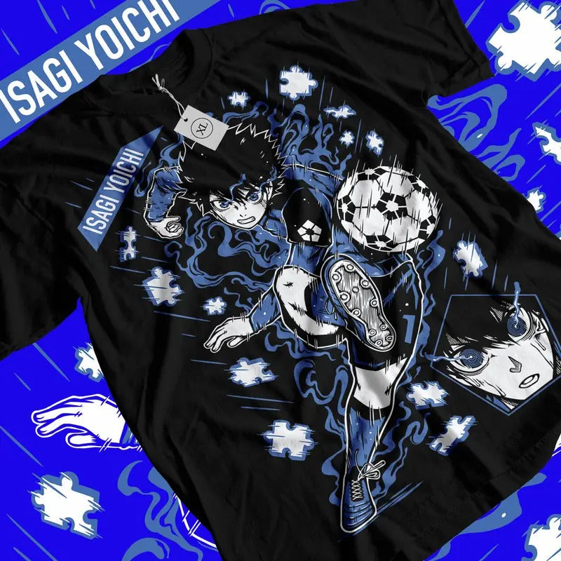 Yoichi Isagi Blue lock anime gift shirt,Meguru Bachira,Kunigami,Rin Itoshi,Nagi Hoodie, Sweatshirt | HypeCrazeTee.com