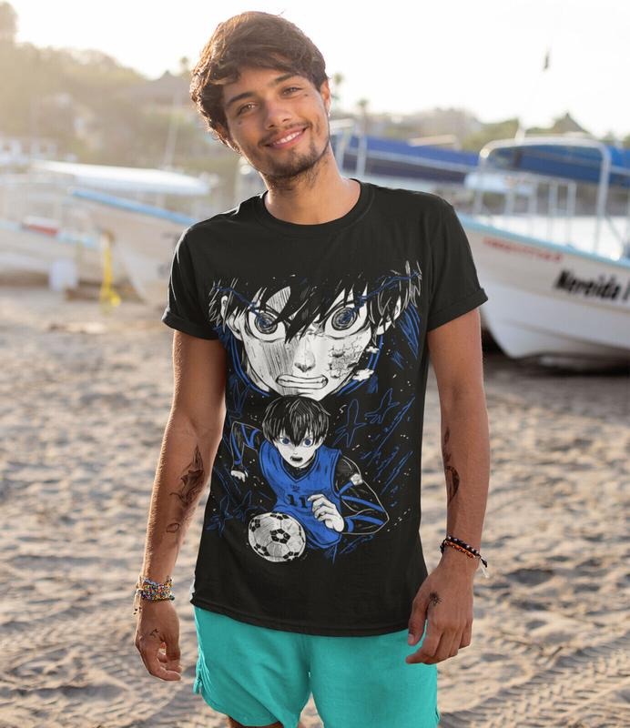 Yoichi Isagi T-Shirt S-4XL Blue lock shirt anime gift shirt,Meguru Bachira shirt Hoodie, Sweatshirt | HypeCrazeTee.com