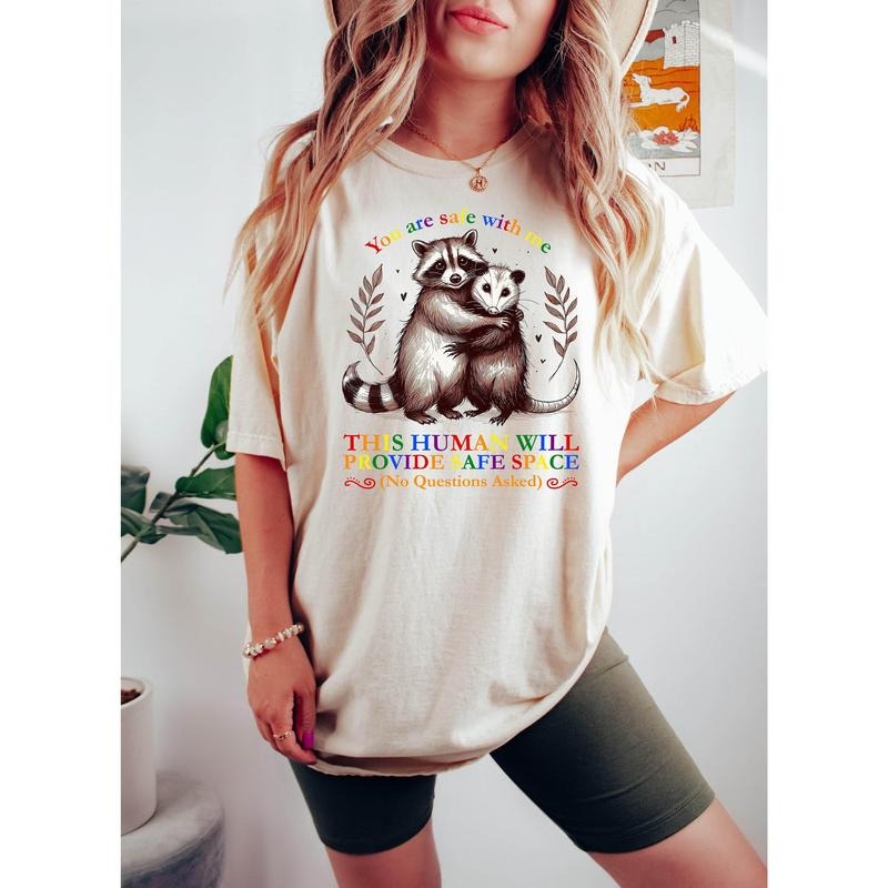 You Are Safe With Me Shirt, Pride Month Shirt,Pride Merch Tee,Protect Trans Kids,LGBTQ Ally Shirt,Pride Graphic Tee,Ally...