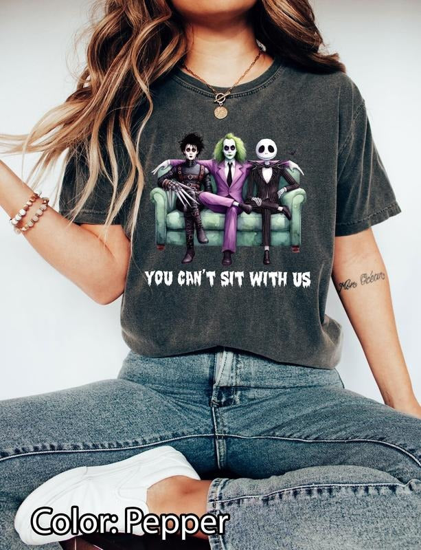 You Cant Sit With Us Halloween T-Shirt, Halloween Shirt Hoodie, Sweatshirt | HypeCrazeTee.com