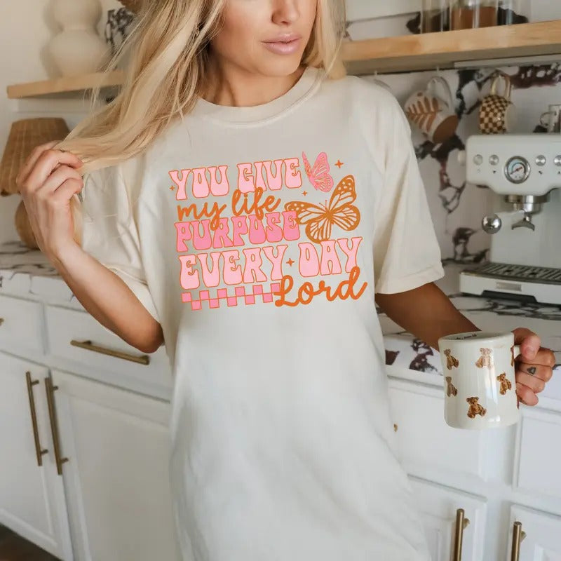 You Give My Life Purpose  DTF Transfers - THIS IS NOT A SHIRT Hoodie, Sweatshirt | HypeCrazeTee.com