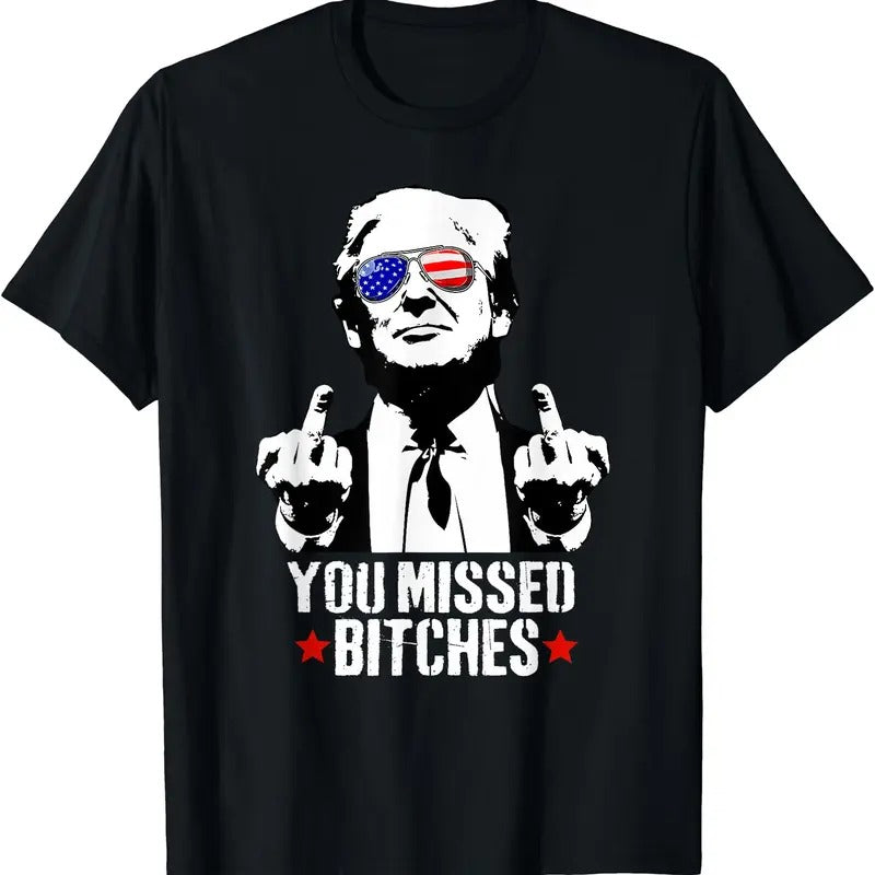 You Missed Shirt, You Missed Trump 2024 T-Shirt Hoodie, Sweatshirt | HypeCrazeTee.com
