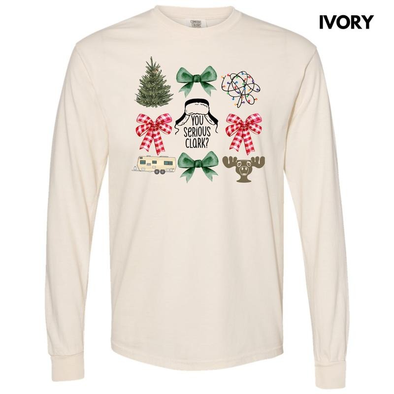 You Serious Clark Collage Long Sleeve Comfort Colors T-Shirt 'NLB' Hoodie, Sweatshirt | HypeCrazeTee.com