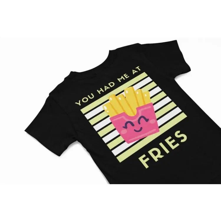 You had me at fries kawaii T-Shirt, Cute kawaii Tee, Funny foody shirt gift, quirky food humour shirt, kawaii Lover Gift...