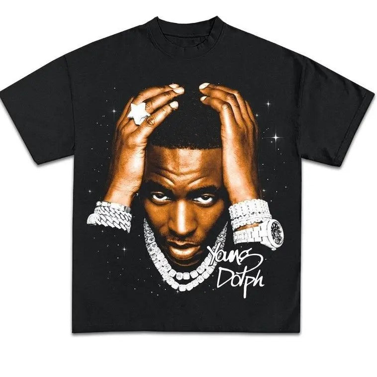 Young Dolph Graphic Tee  Iconic Style for Rap Fans Unisex Shirt For Men and Women Hoodie, Sweatshirt | HypeCrazeTee.com