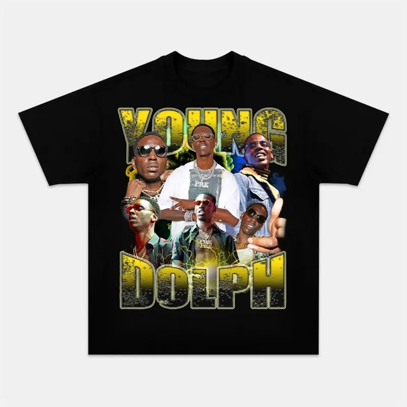 Young Dolph Rap Tee Jumbo Print Shirt, Hip Hop Legend Graphic Hoodie, Sweatshirt | HypeCrazeTee.com