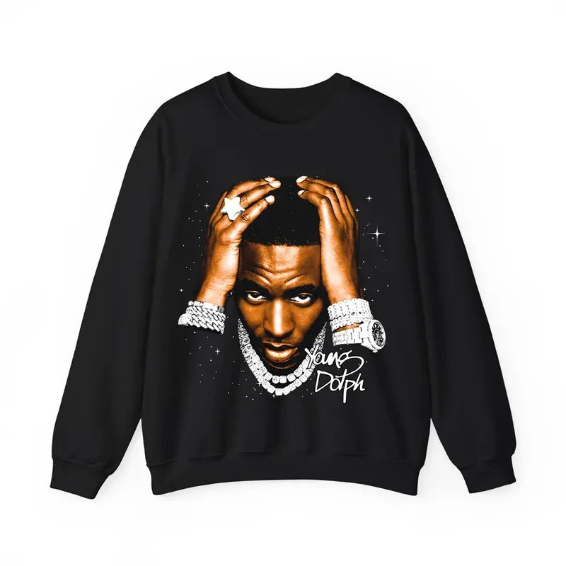 Young Dolph Sweatshirt Perfect for True Fans! A Cozy Must Have for Fans T-Shirts, Hoodie | HypeCrazeTee.com