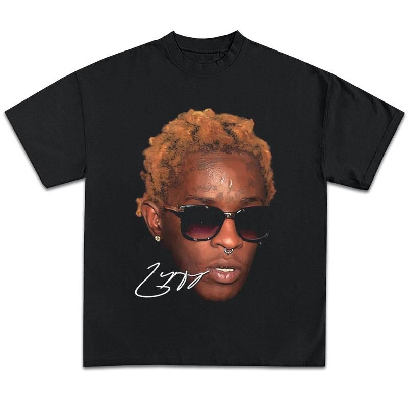 Young Thug Graphic Tee Shirt Big Face Jumbo Vintage Rapper Hip Hop Concert Merch Men Women Streetwearstyle{n002}2 Hoodie,...