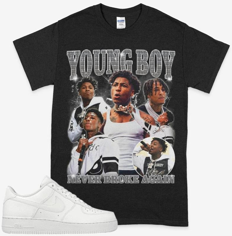 Youngboy Nba T Shirt, Young Boy Never broke Again T Shirt, Graphic Shirt, Hip Hop Rap T Shirt, Rapper Shirt Hoodie,...