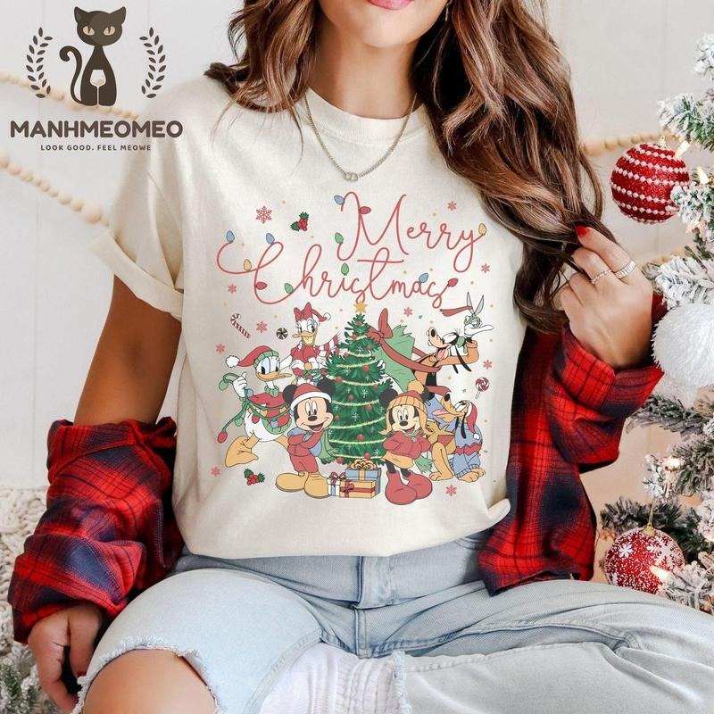 Youth & Adult Magic Kingdom Merry Christmas Shirt, #Miickeyyy and Friends Christmas Shirt, Magic Kingdom Holiday Group...