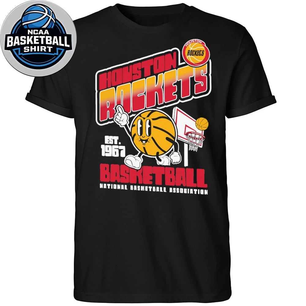 Youth Houston Rockets Mitchell &amp; Ness HWC Throwback National Basketball Association T-Shirt
