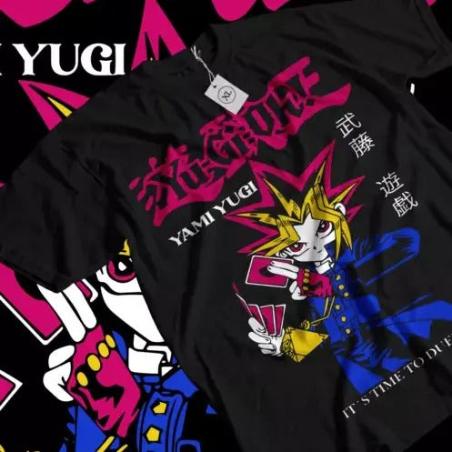Yu-Gi-Oh! T-shirt Anime Black Yu-Gi-Oh Funny Waifu Kawai Gift Shirt All Size Hoodie, Sweatshirt | HypeCrazeTee.com