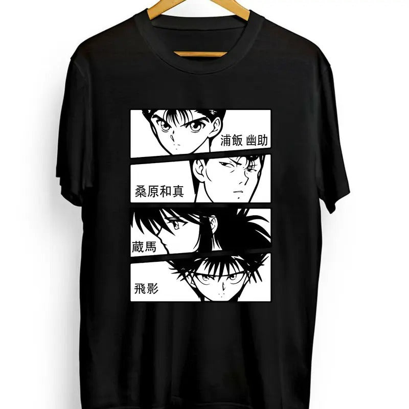 Yu Yu Hakusho,Yusuke,Kuwabara,Kurama,Hiei,90s,anime,new unisex T-Shirt S-4XL Hoodie, Sweatshirt | HypeCrazeTee.com