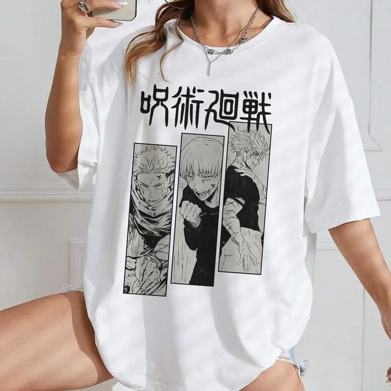 Yuji Inumaki Gojo Tokyo Team Jujutsu Kaisen Character Jujutsu Kaisen Shirt Yuji Gojo Megumi Nobara Anime JJK Anime Shirt Anime Lover Comfort Colors T-Shirts, Hoodie, Sweatshirt