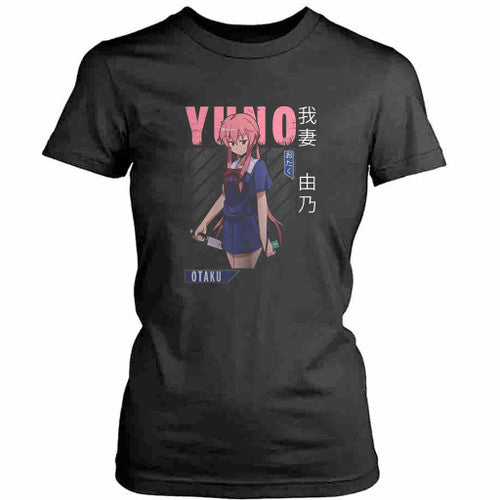 Yuno Gasai Anime Mirai Nikki Womens T-Shirt Tee