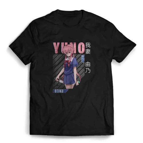 Yuno Gasai Anime Mirai Nikki Mens T-Shirt Tee
