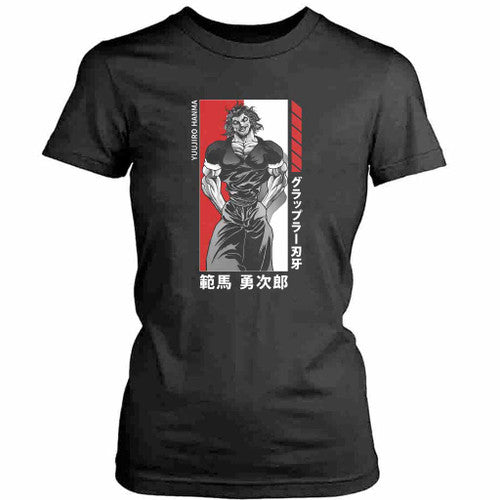 Yuujiro Baki The Grappler Anime Womens T-Shirt Tee