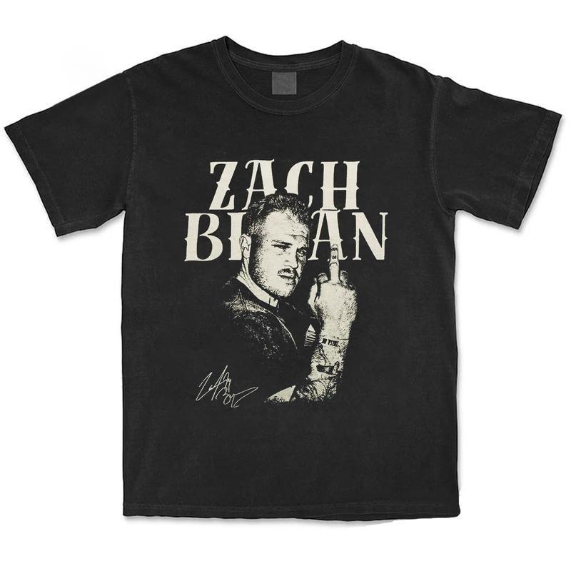 Zach Brya Shirt Vintage Y2K Funny Western Country Music Graphic Tee Shirt Merch Men Women Hoodie, Sweatshirt