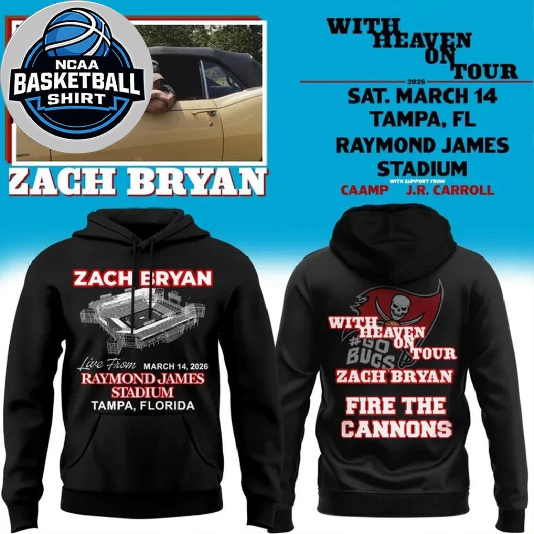 Zach Bryan x Tampa Bay Buccaneers 2026 Logo Two Sided Shirt