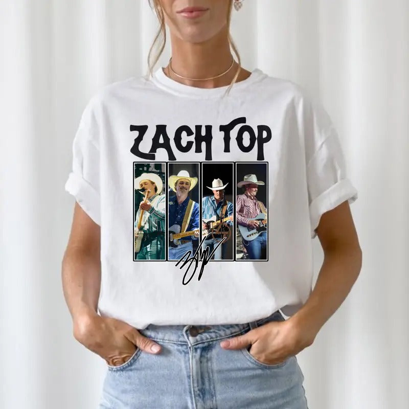 Zachh Inspired Top Country Music Concert Tour Concert Short Sleeve T-Shirts, Hoodie, Sweatshirt