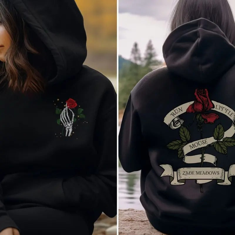 Zade Meadows Haunting Adeline Hoodie, Run Little Mouse Women's Hoodie, Zade meadows sweatshirt, Dark Romance merch, smut...