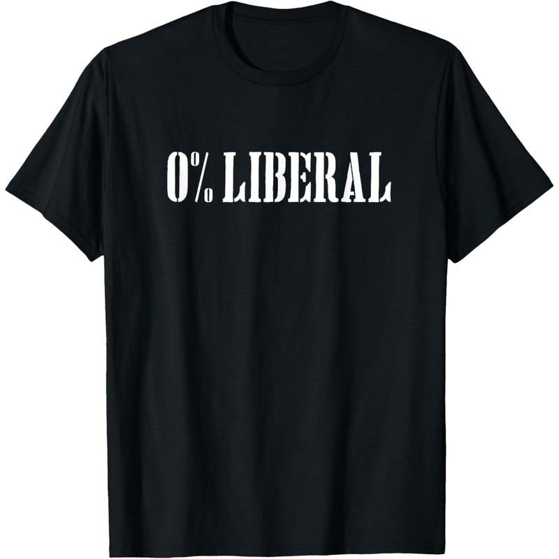Zero Percent Liberal 0% Liberal T-Shirt Hoodie, Sweatshirt | HypeCrazeTee.com