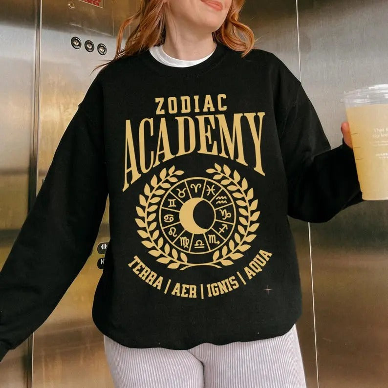 Zodiac Academy Sweatshirt , Zodiac Academy Merch, Celestial Heirs Band, Professor Lance Orion, Fantasy Reader Sweater...