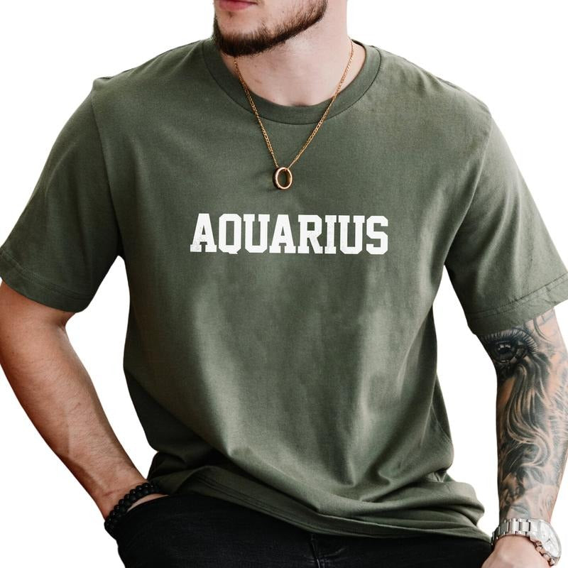 Zodiac Graphic Tee, Zodiac Men Shirt, Astrology Lovers Vintage Shirt, Aries Taurus Gemini Cancer Leo Virgo Libra Scorpio...
