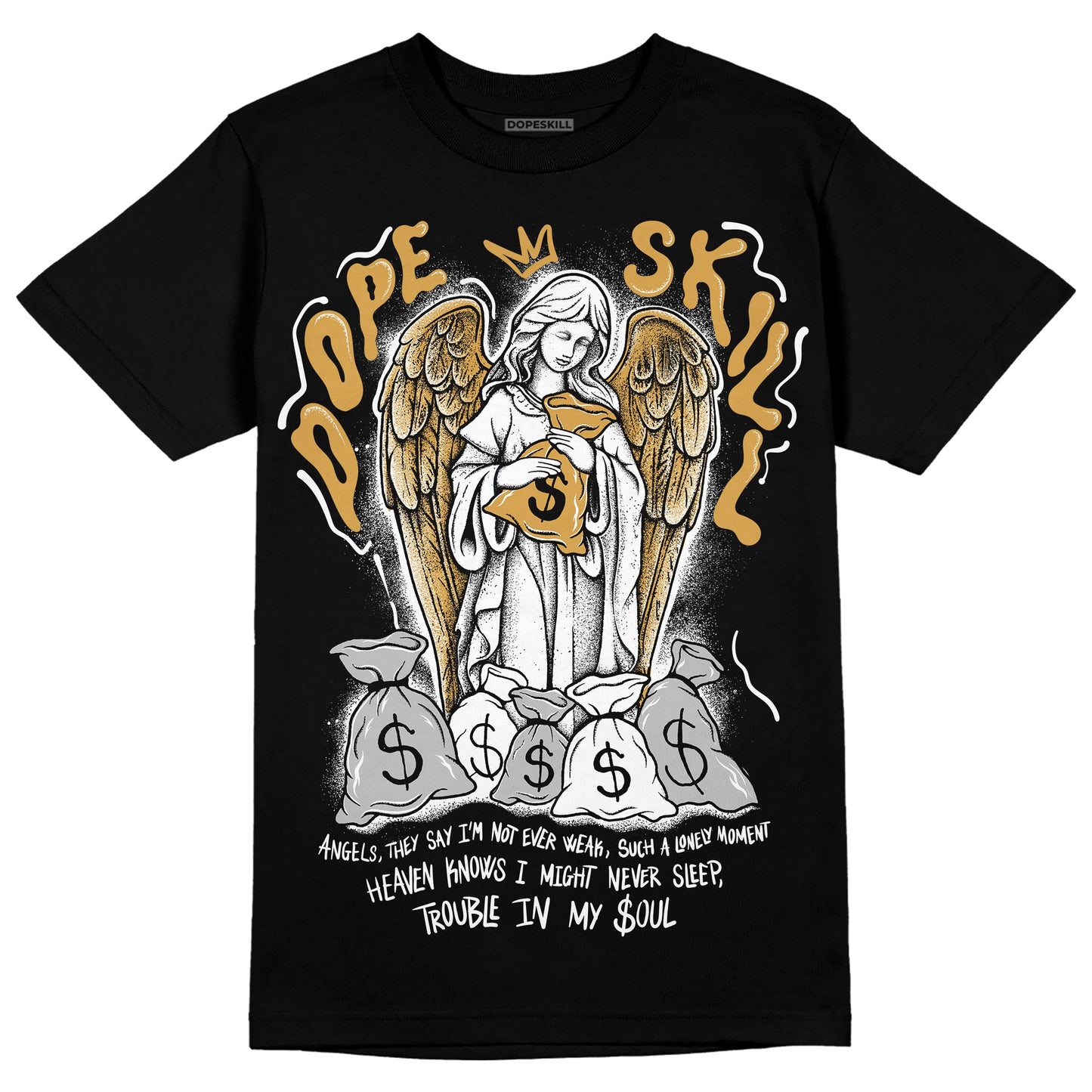 Gratitude 11s DopeSkill T-Shirt Angels Graphic