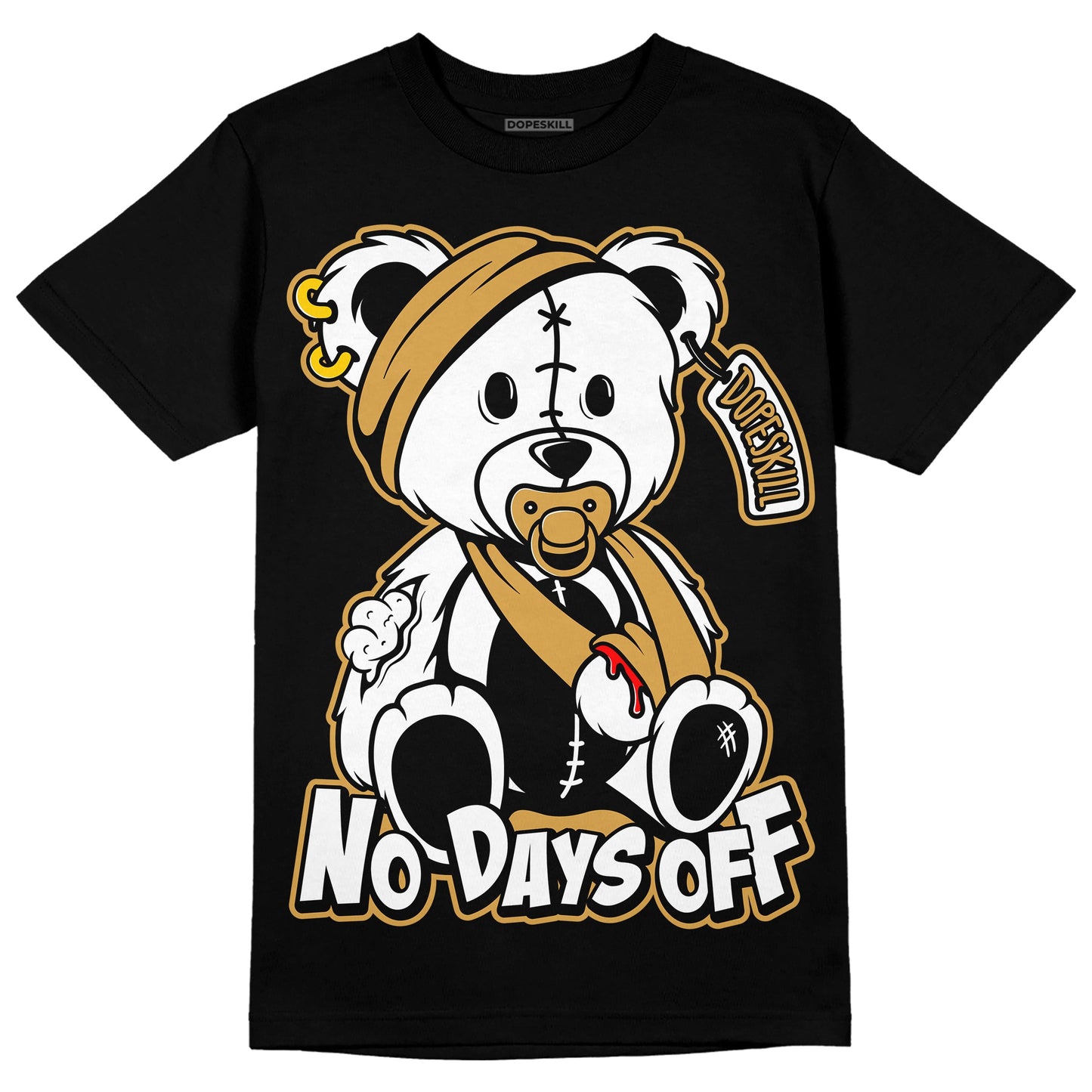 Gratitude 11s DopeSkill T-Shirt Hurt Bear Graphic