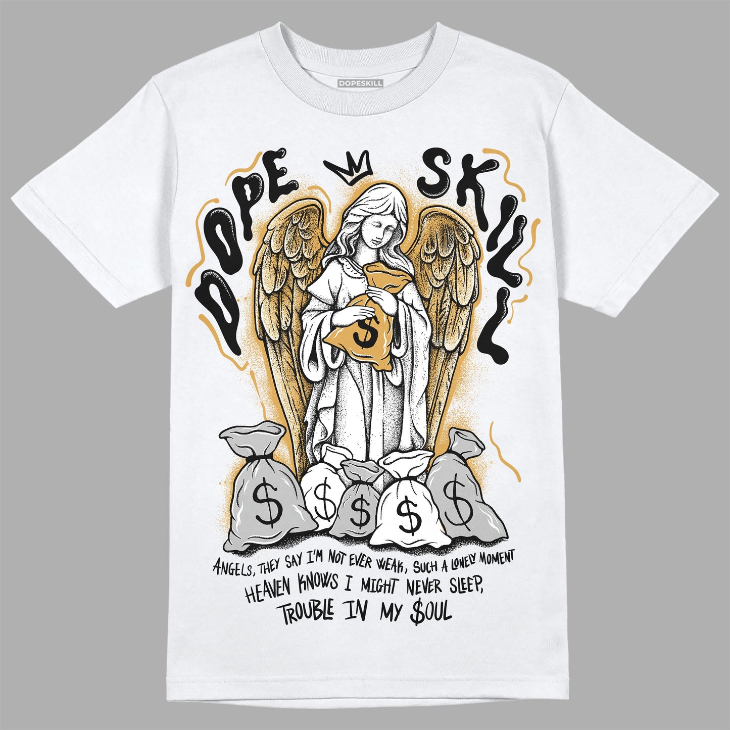 Gratitude 11s DopeSkill T-Shirt Angels Graphic