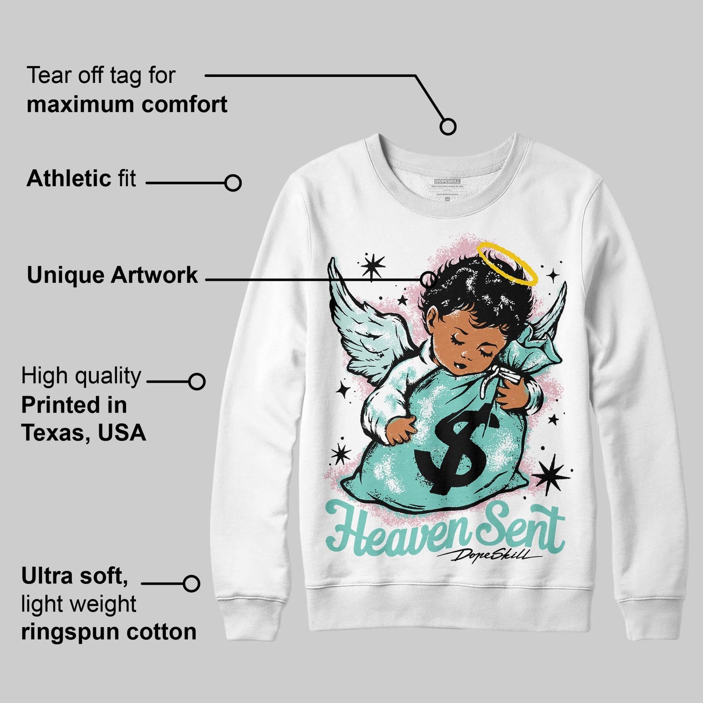 Igloo 11s DopeSkill Sweatshirt Heaven Sent Graphic