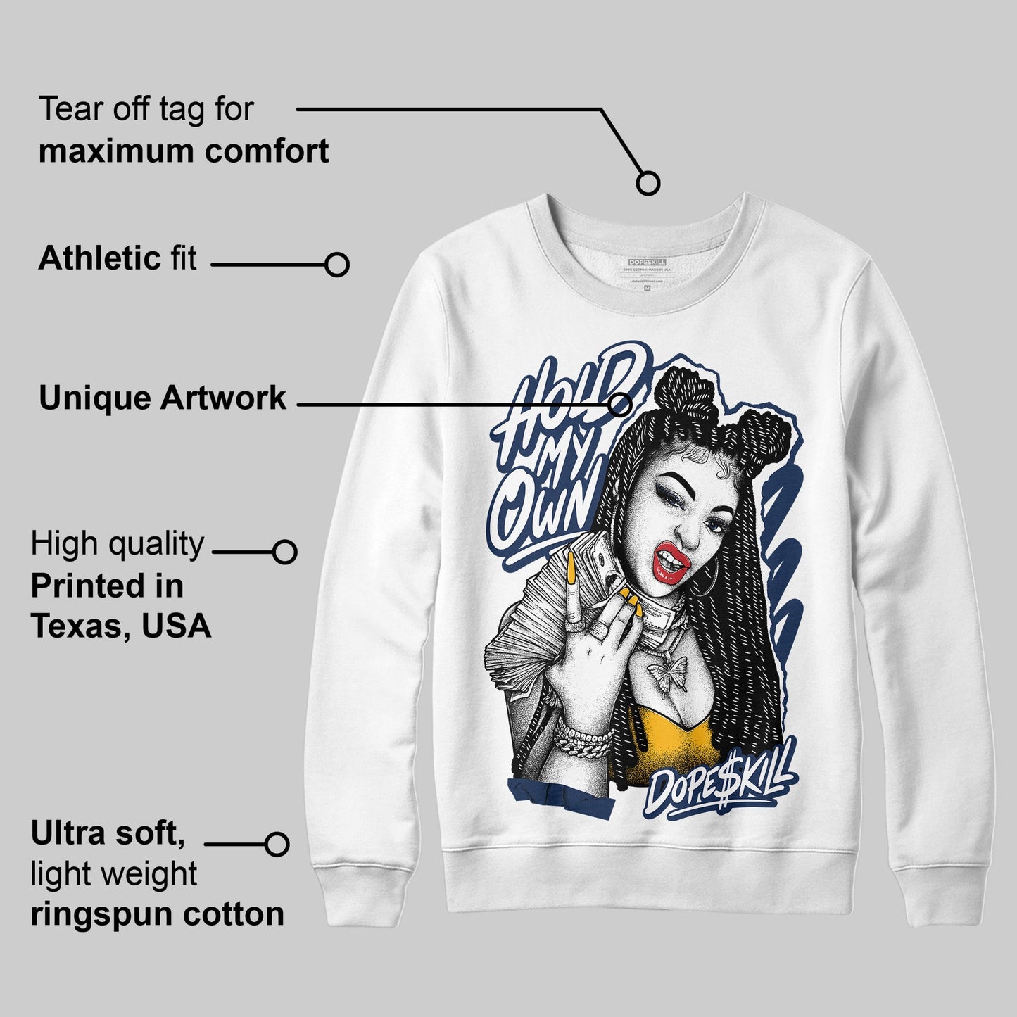 Retro Dunk From Above 4s DopeSkill Sweatshirt New H.M.O Graphic